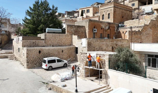 Mardin'de tarihi çeşmeler restore ediliyor