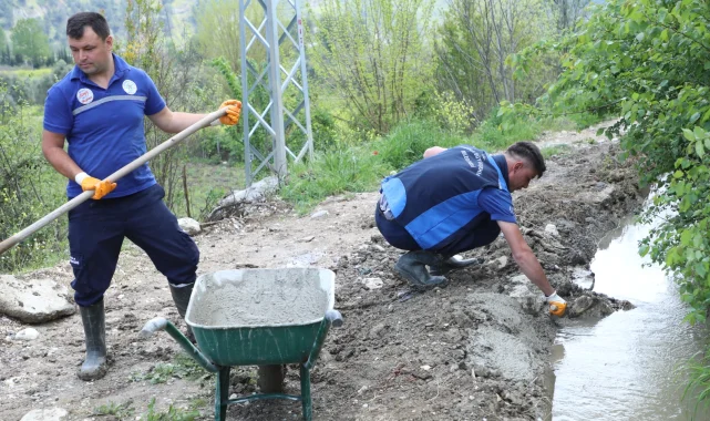 Muğla'da sulama kanalları temizleniyor