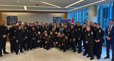 New York Türkevi'nde Türk ve Müslüman polisler bir araya geldi