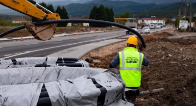 Sakarya'nın o caddesinde altyapı çalışmaları devam ediyor