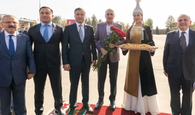 TBMM Başkanı Kurtulmuş Kırgızistan'da