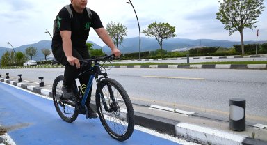 Yenilenen bisiklet yolu öğrencilerden tam not aldı