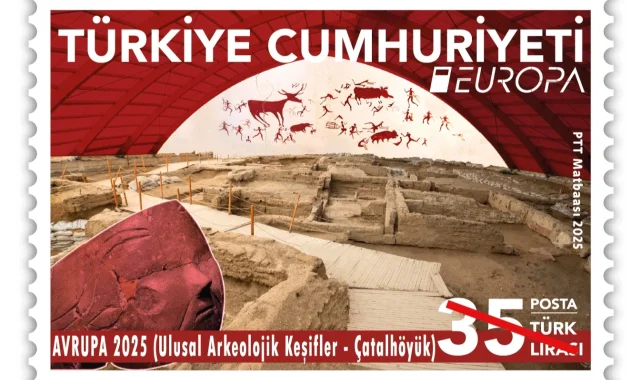 'Avrupa'nın en güzel pulu' oylamaları sürüyor... PTT, arkeolojik keşiflerle Türkiye'yi temsil ediyor