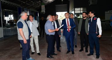 Başkan Er, 7. Malatya Yapı Dekorasyon fuar alanında incelemelerde bulundu
