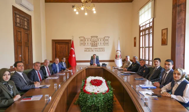 Bilecik'te 'Asayiş ve Güvenlik' masaya yatırıldı