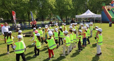 Bursa Uluslararası Spor Festivali'nde çocuklar doyasıya eğlendi