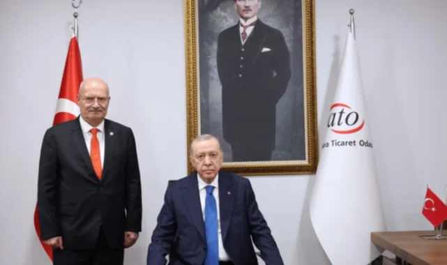 Cumhurbaşkanı Erdoğan'dan ATO'ya ziyaret
