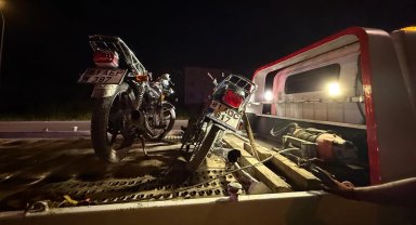 Düzce'de akrobasi yapan motosiklet sürücülerine ceza yağdı!