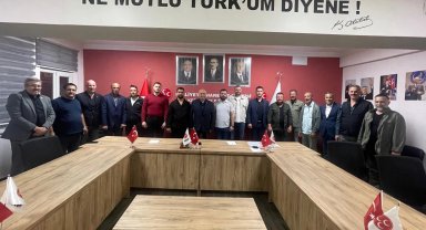 Edirne Keşan'da MHP'nin yeni yönetiminden görev dağılımı