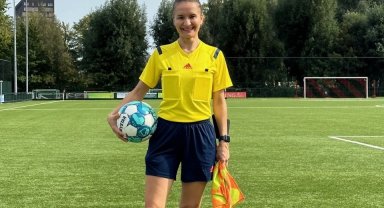 FIFA kokartlı kadın hakem Türkiye'de ilke imza attı