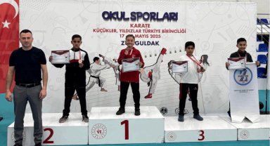 Genç karateci Türkiye'nin gururu oldu