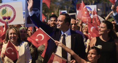 İzmir Bornova'da 19 Mayıs coşkusu heyecanı