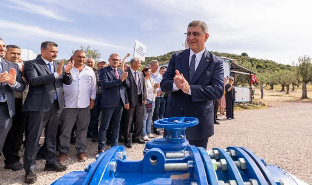 İzmir Dikili'de çiftçiye can suyu