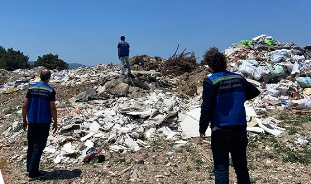 İzmir Gaziemir'de açık alana atığa 1,8 milyar TL 'çevre' cezası!
