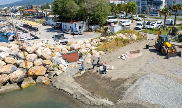 İzmir Güzelbahçe'de tekneler için çekek yeri