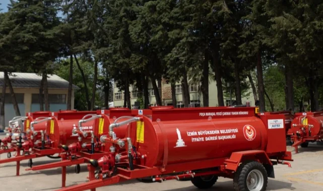İzmir'in orman köylerinde yangınla mücadele filosu büyüyor