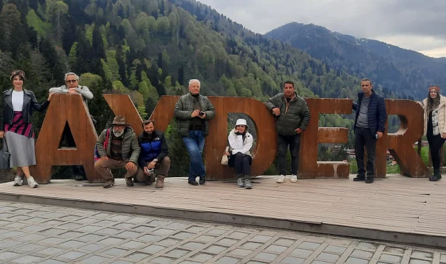 İzmirli gazeteciler Rize'nin doğası ve kültürüyle tanıştı