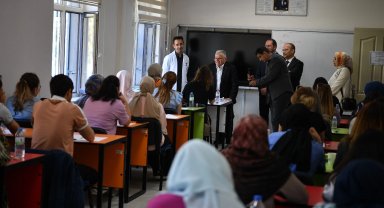 KAYMEK AGS öğrencilerine Büyükkılıç'tan başarı dileği