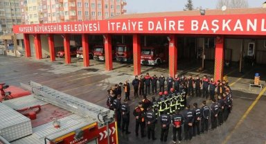 Kayseri itfaiyesinden üst düzey performans