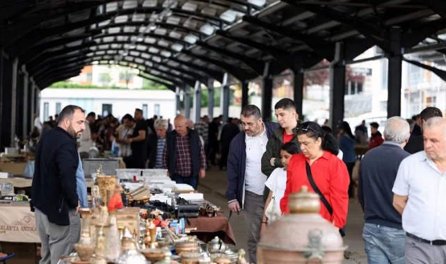Kayseri Talas Antika Pazarı nostalji yaşattı