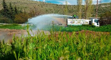 Kayseri Talas'ta haşerelere karşı erken önlem