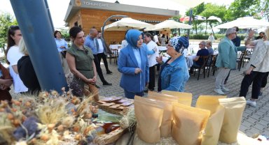 KEFEK üyeleri Efes Tarlası Yaşam Köyü'nü gezdi