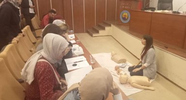 Kocaeli Gölcük'te personele ilk yardım eğitimi