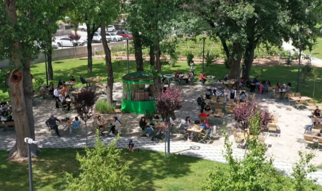 Konya Meram'da yaz başladı