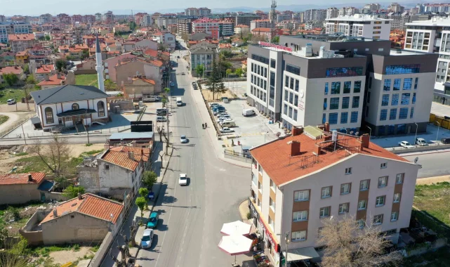 Konya Meram'da yol genişletme çalışmalarına devam