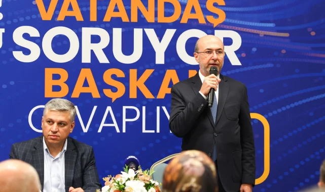 Konya Selçuklu'da vatandaş soruyor, başkan cevaplıyor