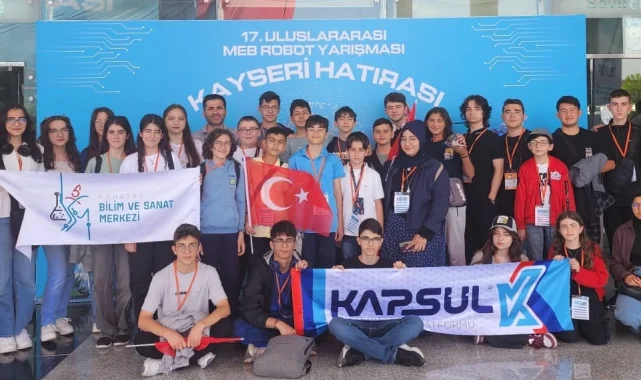 Konya'da MEB Robot Yarışması'nda 6 derece birden