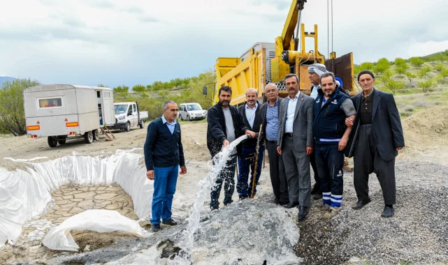 Malatya Meydancık'ta toprak altı sevindirdi