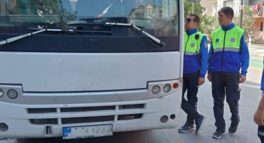 Manisa Büyükşehir'den, servis araçlarına denetim