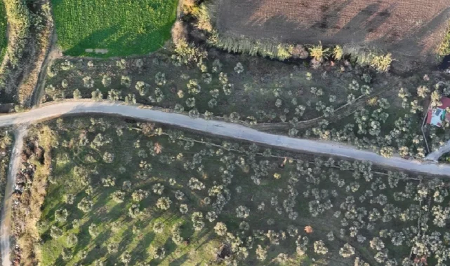 Muğla'da Milas'ın kırsal mahallesine ulaşım yatırımı