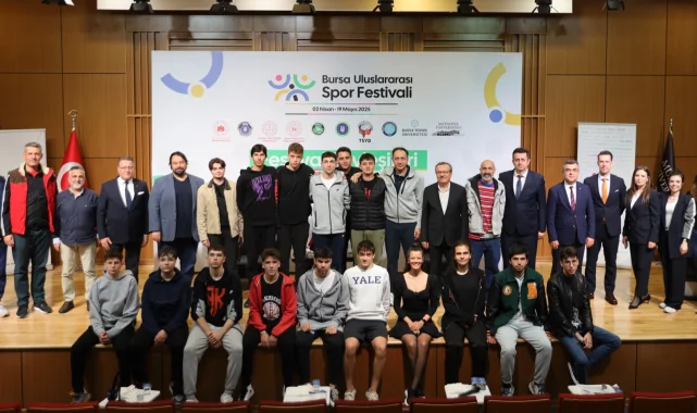 Orhun Ene, Bursa Uluslararası Spor Festivali'nin konuğu oldu