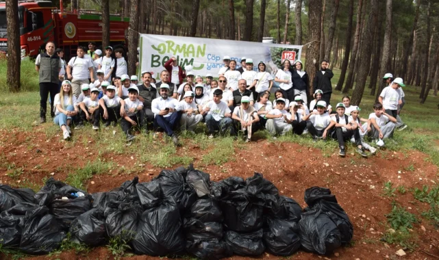 "Orman Benim"de 360 ton atık toplandı
