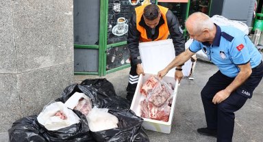Usulsüz şekilde taşınan 300 kilogram ete el kondu