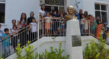 Antalyalı çocuklar Sapadere İpek Evi'nde