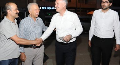 Başkan Alper Taban Sinanbey'de vatandaşlarla buluştu