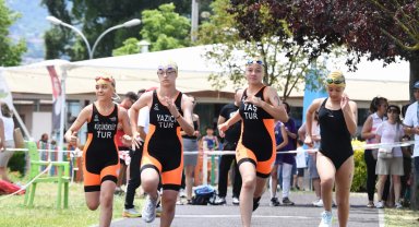 Bursa Osmangazi'de Biathle rüzgarı esti