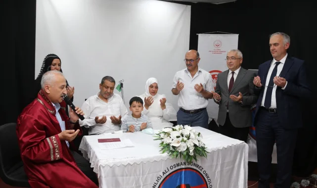 Bursa'da hastanede duygusal nikah