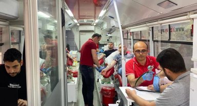 Çilek'ten kan bağışıyla toplumsal dayanışmaya destek