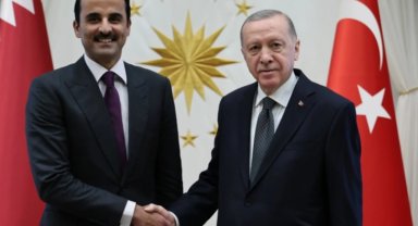 Cumhurbaşkanı Erdoğan, Katar Emiri Al Sani ile görüştü
