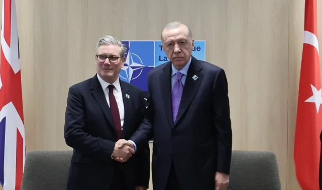 Cumhurbaşkanı Erdoğan, Starmer'ı kabul etti