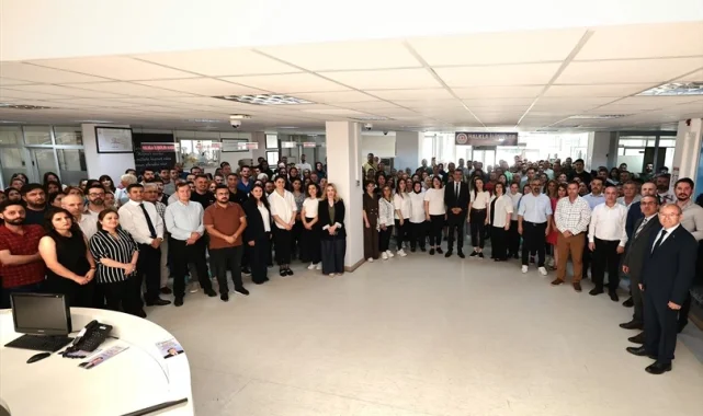 Denizli Büyükşehir'de renkli bayramlaşma