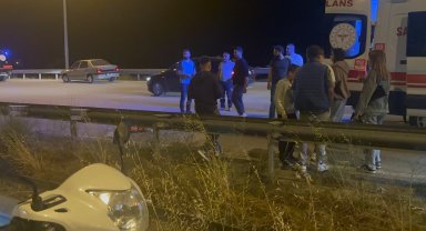 Düzce'de motosikletli kurye kaza kurbanı