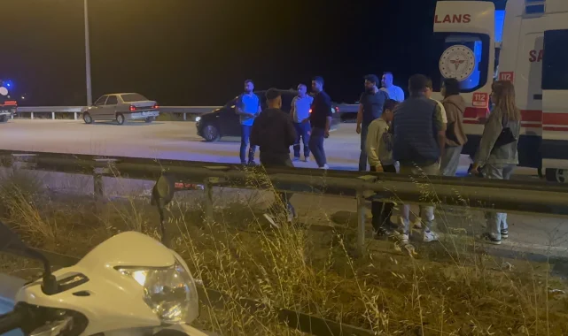 Düzce'de motosikletli kurye kaza kurbanı