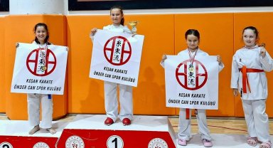 Edirne İl Karate Şampiyonası'nda 16 madalya ile büyük başarı!