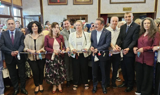 GÖLMEK'in el emeği göz nuru eserleri sergilendi