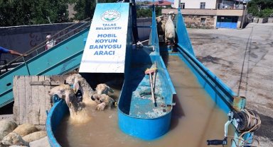 Kayseri Talas'tan keneyle mobil mücadele